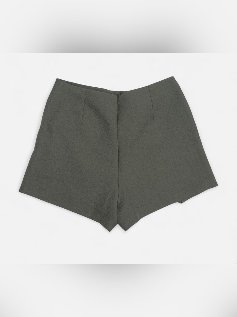 Topshop Olive Green Asymmetric Skort - Picture 4 of 5